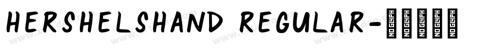 HershelsHand Regular字体转换